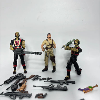 G.I. Joe Classified 6" Action Figures – Dr. Mindbender, Snake Eyes, Dreadnok Torch & Zandar Toy Gift
