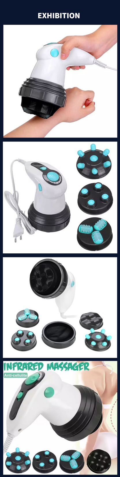 Electric Body Massager — Portable Anti-Cellulite & Stress Relief Health Care Massager for Full Body Relaxation