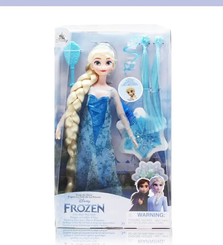 Disney Princess Frozen Elsa & Anna Classic Dolls – Anime Action Dress-Up Toy for Girls’ Gift