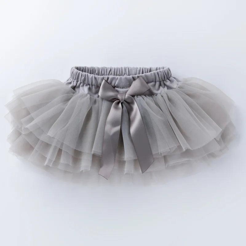 Baby Girl Tutu Skirt - Fluffy Multi-Layer Princess Pantskirt for Parties