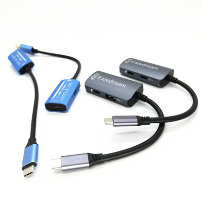 AR Glasses Hub – Multi-Device Type-C & HDMI-Compatible Charging Adapter for Xreal, Viture, Rokid, Rayneo XR