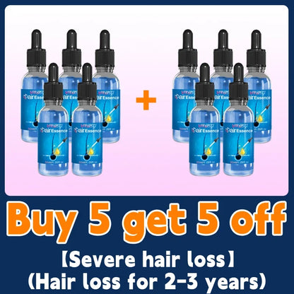 WPRBREGT Blue Hair Growth Serum — Essential Oil for Thicker Hair, Anti-Baldness Treatment