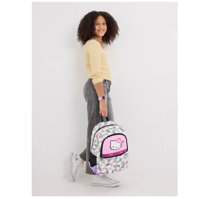Sanrio Hello Kitty Elementary School Backpack — Ultra-Lightweight Kids Backpack with Pen Box and Lunch Bag, Reduce Burden, Perfect Gift for Girls