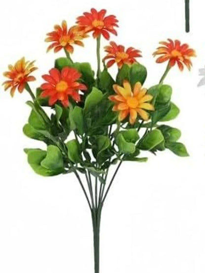 1/5pcs Artificial Silk Daisy Flowers – Wedding Wreath, Home & Table Decor, Fake Plants for Festival, Yard & DIY Crafts