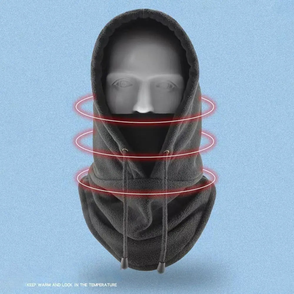 Fashion Polar Fleece Balaclava Hat - Winter Beanie, Windproof Full Face Ski Mask for Men and Women, Warmer Cap and Scarf
