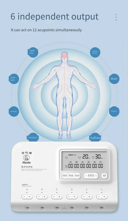 TENS Pulse Muscle Stimulation Massager – Electroacupuncture Therapy for Relieving Muscle & Back Soreness
