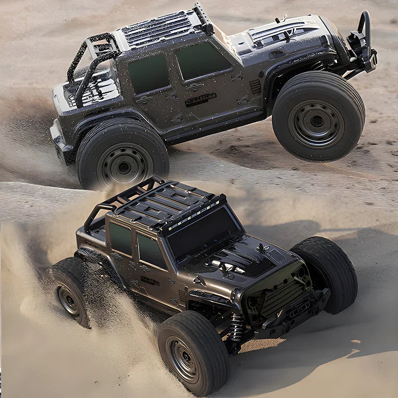 16103 Fast RC Cars – 50km/h 1/16 Off-Road 4WD Monster Truck with LED Headlights, 2.4G Waterproof Remote Control for Adults & Kids