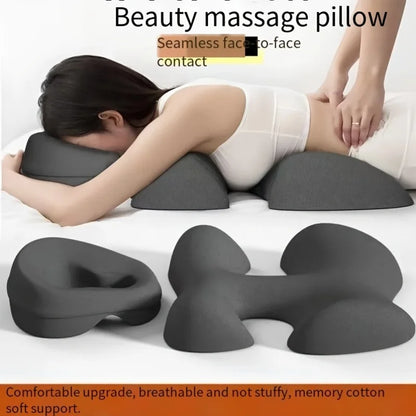 Face & Body Massage Pillow - Ergonomic Non-Slip Spa Support Cushion for Home & Salon