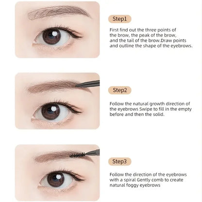 Waterproof Double-Headed Eyebrow Pencil — Fine Tip, Durable & Long-Lasting, Perfect for Beginners