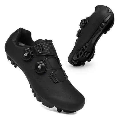 Men’s MTB Cycling Shoes — Flat Road & Trail Bike Sneakers with SPD Pedal Compatibility