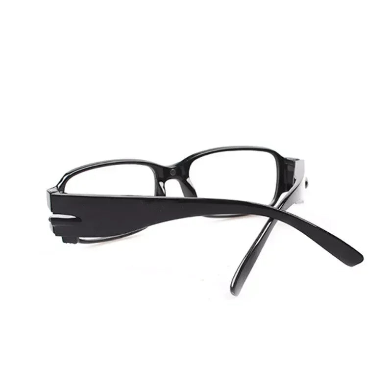 Unisex LED Reading Glasses – Light-Up Night Presbyopic Eyeglasses for Men & Women, Multi-Strength Magnifier Spectacles