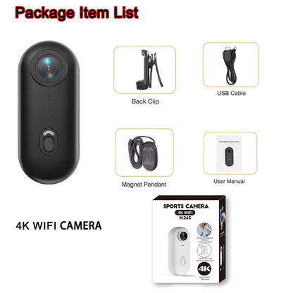 4K UHD Mini Vlog Camera – Wireless WiFi Sports Action Pocket Camcorder