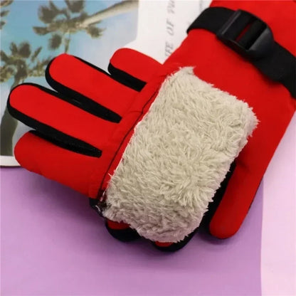 Kids Waterproof Winter Gloves – Full Finger Thermal Snow Mittens for Boys & Girls Aged 3-13