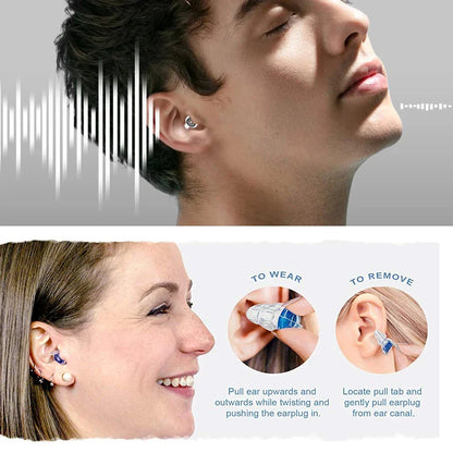 HUAK Silicone High-Fidelity Earplugs with Storage Box — Noise Protection for Concerts, Musicians, Motorcycles & Sensitive Ears