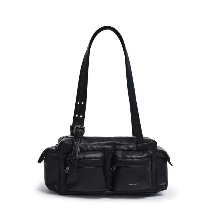 SAMO ONDOH South Korean Shoulder Bag — Hong Eun-Chae & Song Yuqi Inspired Motorcycle Underarm Bag