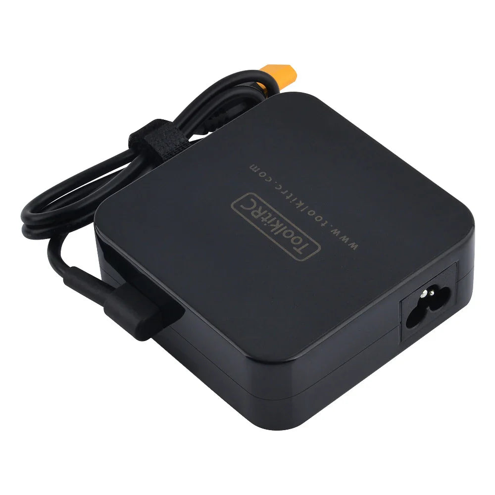 ToolkitRC M7 200W 10A DC Charger/Discharger — ADP100 Adapter for 1-6S LiPo, LiHV & LiFe Lion RC Batteries (EU/US)