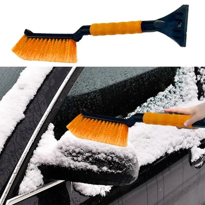 2-in-1 Car Snow Brush & Ice Scraper – Ergonomic Foam Grip for SUV & Car Windows