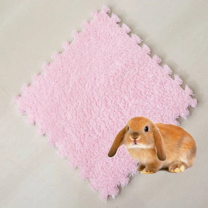 4/10PCS Waterproof Cage Liners – Anti-Slip Absorbent Bedding Mats for Rabbits, Guinea Pigs & Small Pets