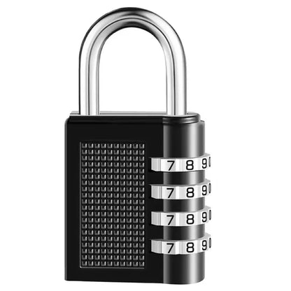 Metal 4-Digit Code Lock – Waterproof Outdoor Padlock for Suitcases, Luggage, Home Lockers & Room Security