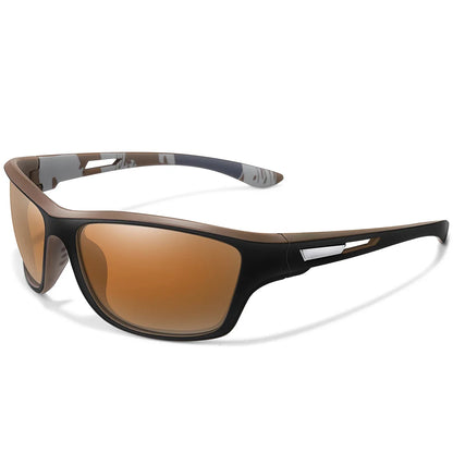 Men’s Polarized Sunglasses – TAC Lens UV400 Anti-Glare Eyewear for Fishing, Cycling & Driving