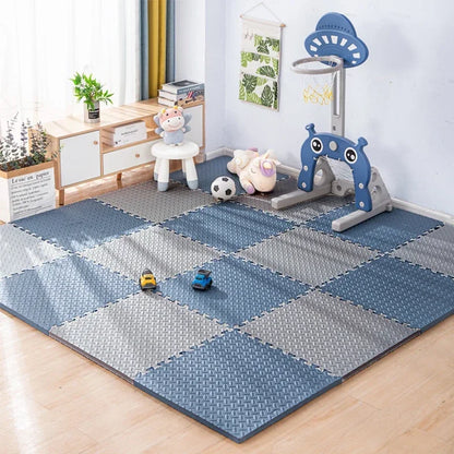 Pink Interlocking Foam Play Mat – Puzzle Floor Tiles for Baby Crawling, Exercise & Safe Play Area, 8/16Pcs Soft Non-Slip Kids Carpet