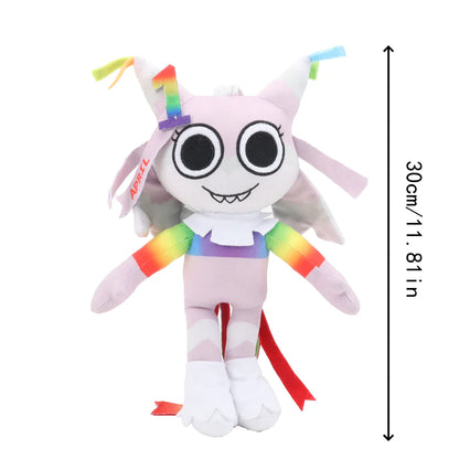 Kawaii Dandy's World Plush Toys – Twisted Eggson Painted Pattern Game Peripheral for Kids, Birthday & Xmas Gift