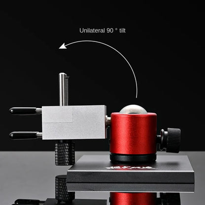 2-in-1 Etching Sheet Bender & 360° Vise Tool Holder — Precision Parts Bender for Gundam, Mecha & Military Model DIY