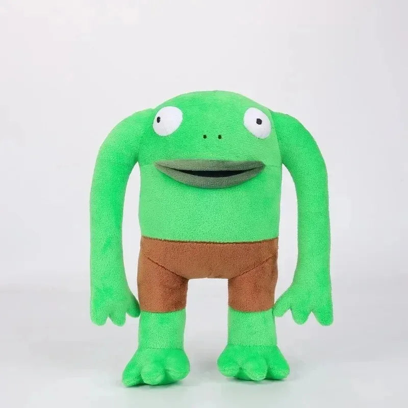 Smiling Friends Plush Toy — Mr. Frog Soft Stuffed Doll, Kawaii Home Decoration, Cute Gift for Kids