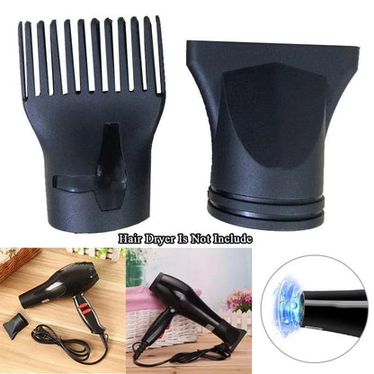 Universal Curling & Diffuser Nozzle – Professional Hair Dryer Air Nozzle Attachment for Styling