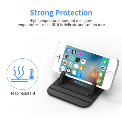 Universal Car Dashboard Non-Slip Phone GPS Holder Mat - Anti-Skid Silicone Mat for Cellphone Smartphone, Car Accessories