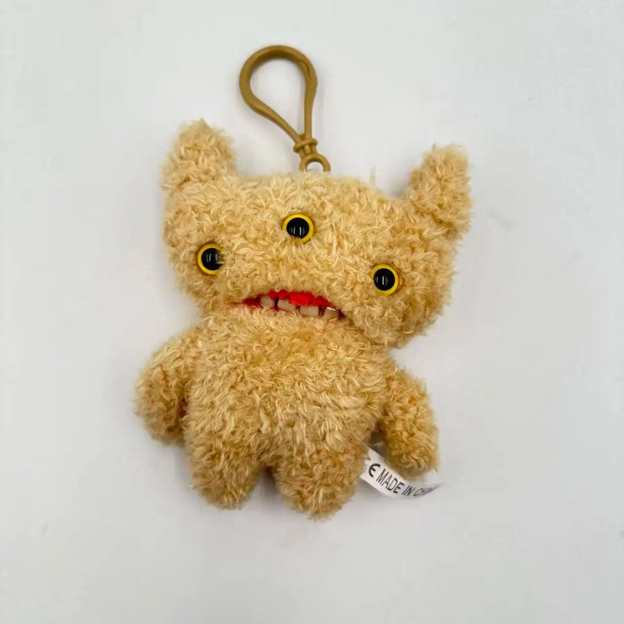 Fuggler Funny Ugly Monster Plush Keychain – 12cm Kawaii Rabbit Stuffed Toy Pendant, Cute Gift for Kids