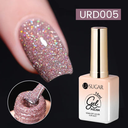 UR SUGAR 15ml Jelly Gel Polish - Milky White Translucent UV Soak Off Nail Art Varnish
