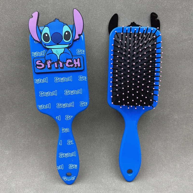 Miniso Disney Lilo & Stitch Air Cushion Massage Comb – Cartoon Stitch Hairbrush for Kids & Students