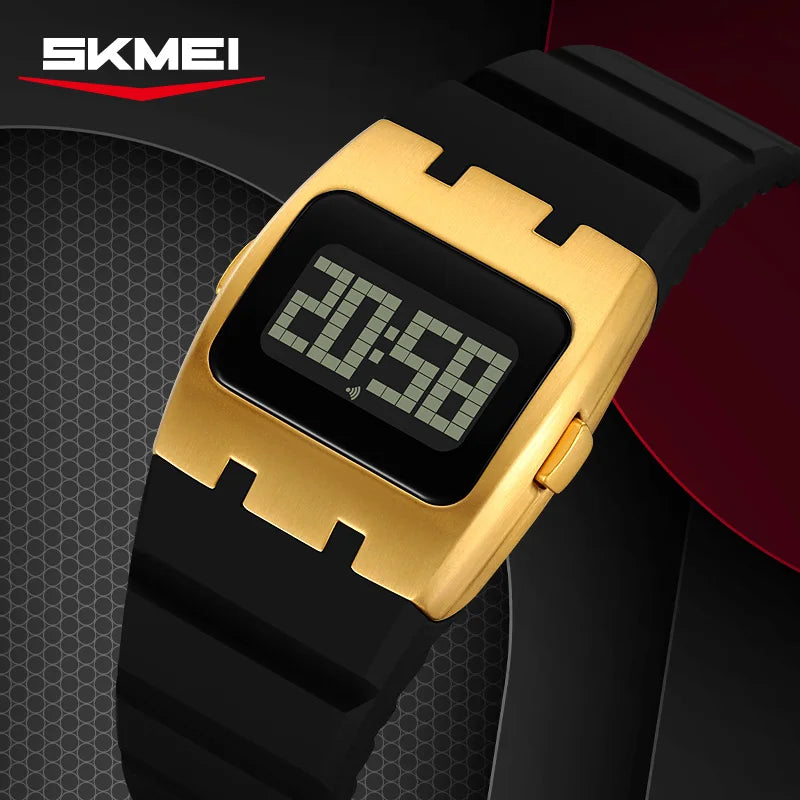 SKMEI 2415 Men’s Digital Watch — Waterproof Luminous Electronic Chronograph with Calendar & Alarm