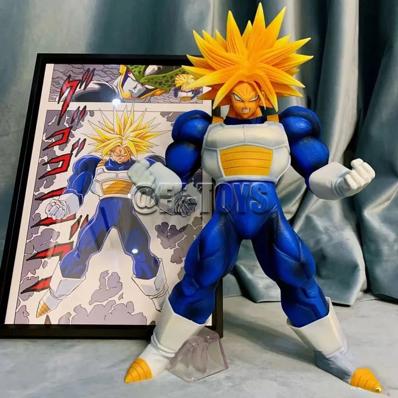 25cm Dragon Ball Z Super Trunks Action Figure — Super Saiyan PVC Collectible Toy for Kids & Fans
