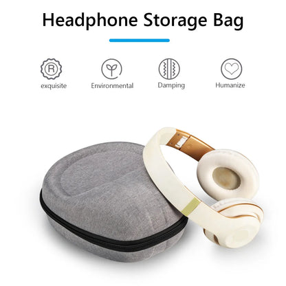 NEW Hard EVA Headphone Carrying Case with Hook – Compatible with SONY WH-1000XM4 & Audio-Technica ATH-M50X