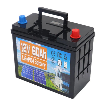 12V 120Ah LiFePO4 Battery Pack – Built-in BMS Lithium Iron Phosphate for Home Backup Power & Energy Storage Systems