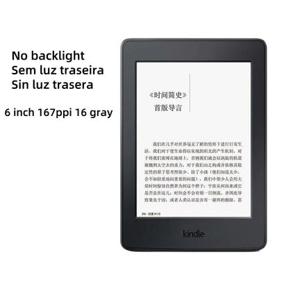 Kindle Paperwhite 6th Gen K6 Used eBook Reader, E-Ink Touchscreen Ereader, Registrable for Kindle Books