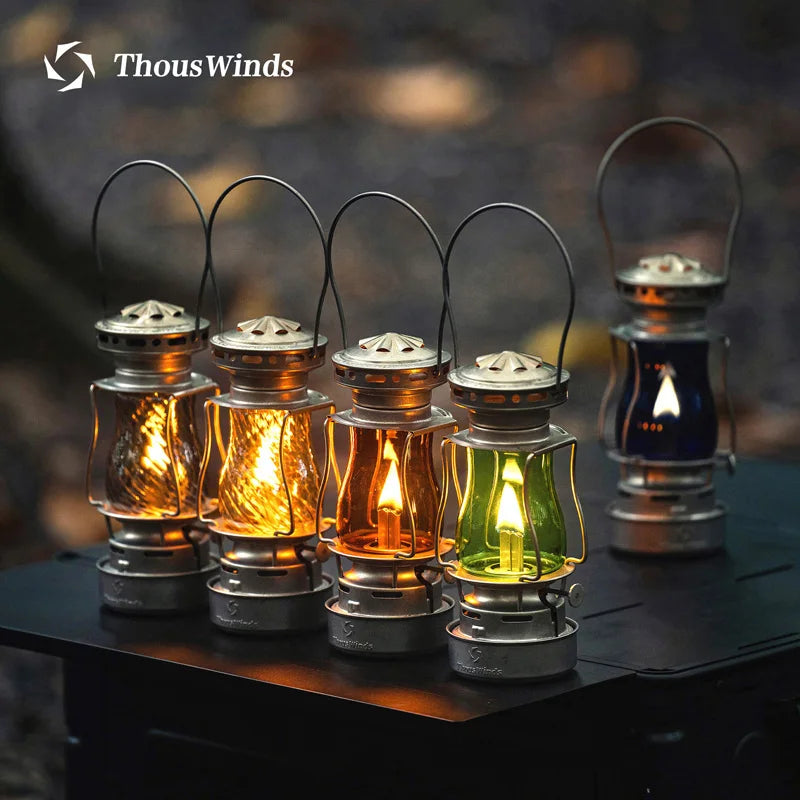 ThousWinds Twilight Kerosene Camping Lantern – Portable Retro Oil Lamp for Outdoor Picnic and Backpacking