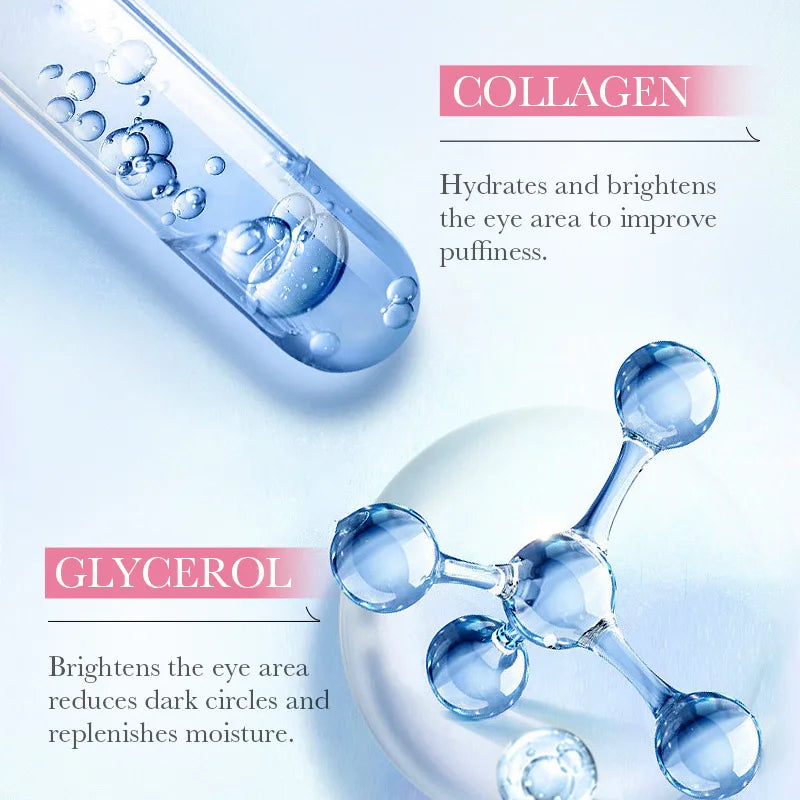 SADOER 60pcs Sakura Collagen Eye Masks — Anti-Dark Circle, Eye Bag Removal, Moisturizing & Firming Eye Patches