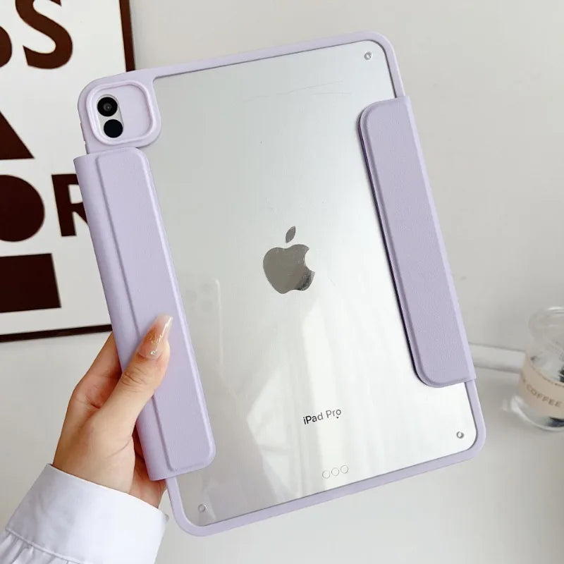 Magnetic Removable Case for iPad Air & Pro (11", 12.9", 9.7", 10.2") – Compatible with iPad 6th-10th Gen