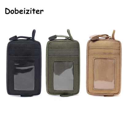Waterproof Tactical EDC Waist Bag – Camping Travel Pouch with Key Holder, Card Slots & Coin Wallet