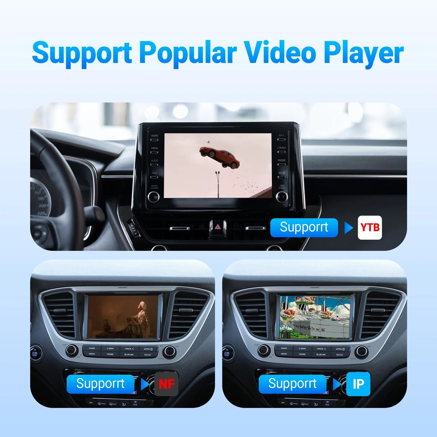 OttoAIBOX P3 CarPlay AI Box — Wireless Android Auto & Mini HDMI TV Box for Toyota, Kia, Hyundai, VW Car Accessories