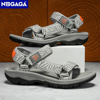 Men’s Classic Hiking Sport Sandals – Lightweight Breathable Open-Toe Beach & Travel Shoes | Comfortable Summer Walking Leisure Sandals