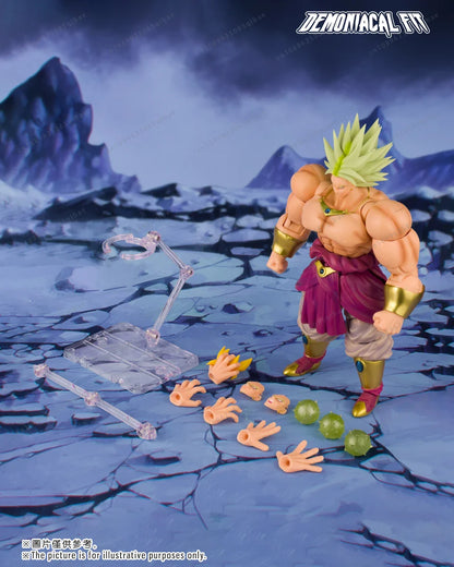 Dragon Ball DF SHF Demoniacal Fit Legendary Berserker Broly Action Figure – Shatter the Universe Collectible Toy Model Gift