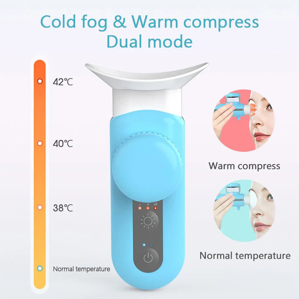 Electric Eye Nano Sprayer — Hot Compress & Moisturizing Instrument for Eye SPA & Fatigue Relief