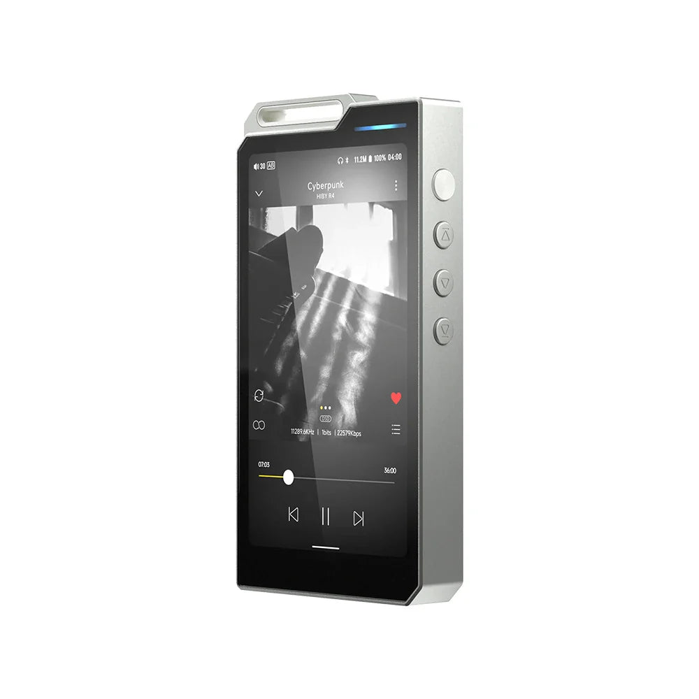 HiBy R4 HiFi Music Player — Android 12 MP3 Audio Player with ES9018Q2M×4, Bluetooth, WiFi, DSD256, MQA, USB DAC, Headphone AMP, 4.7" OPA1652, 11hr Playtime