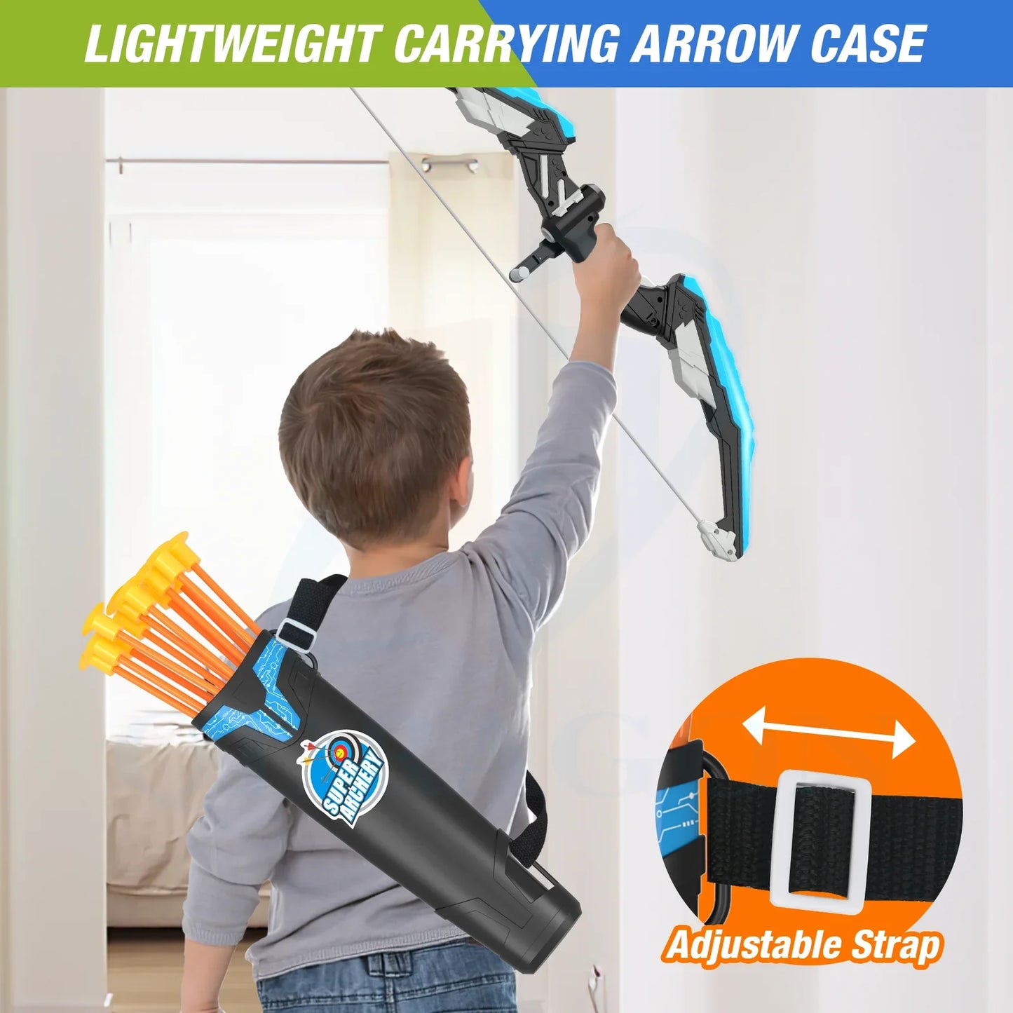 Kid's Archery Set: Recurve Bow Practice Kit for Outdoor Fun - Bow and Arrows Game for Children, Ideal Hunting and Shooting Toy - Boys' Gift