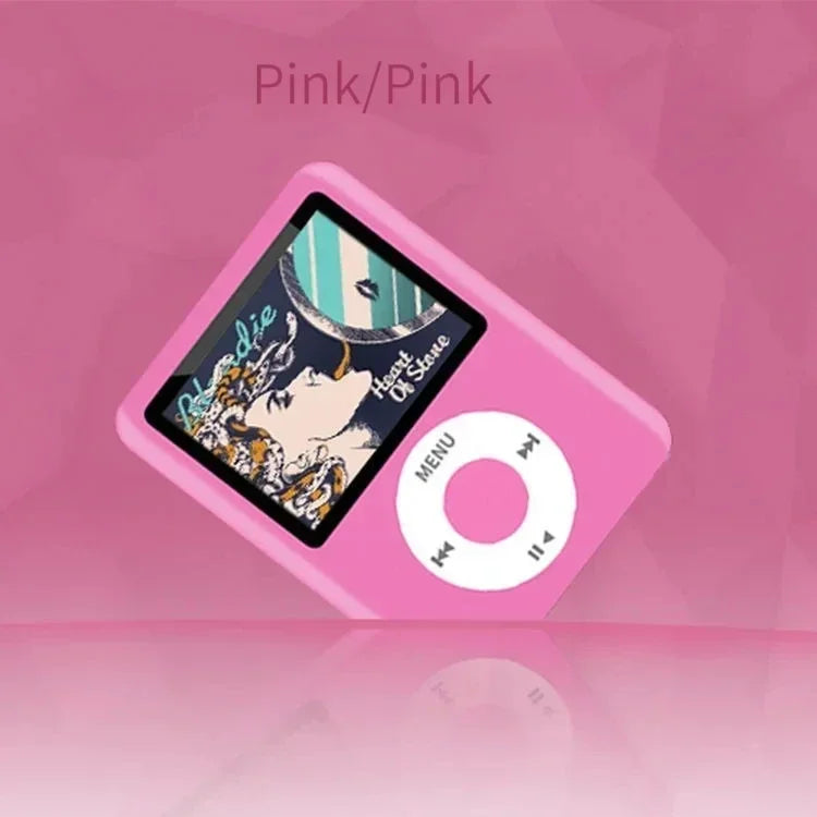Kawaii Hello Kitty Mini MP3 Player – Cartoon Anime Portable Music Walkman for Students, Sports & External Sound Playback