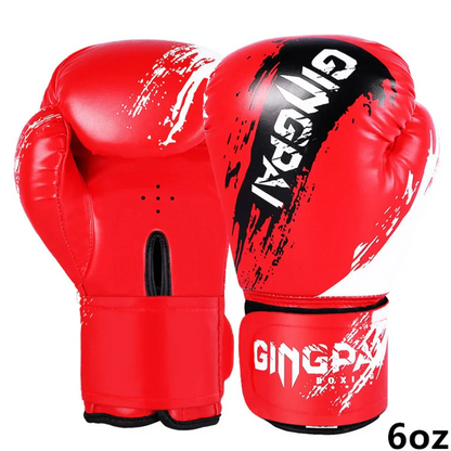 Adult Boxing Gloves - Comfortable Adjustable Punching & Sparring Mitts for Men - Black, Red, Blue Hand Protector